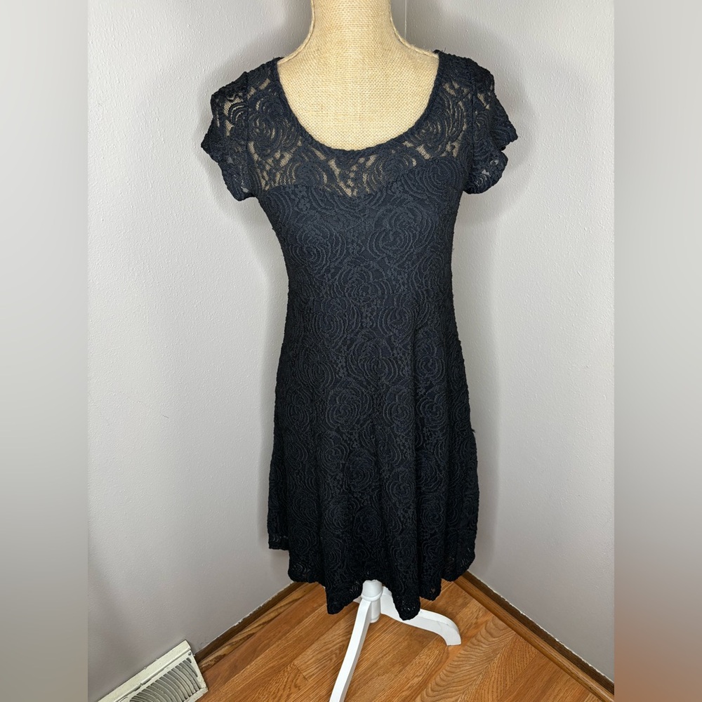 Pinkblush Black Lace Mini Dress Size Small